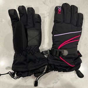 Girls Head gloves in black